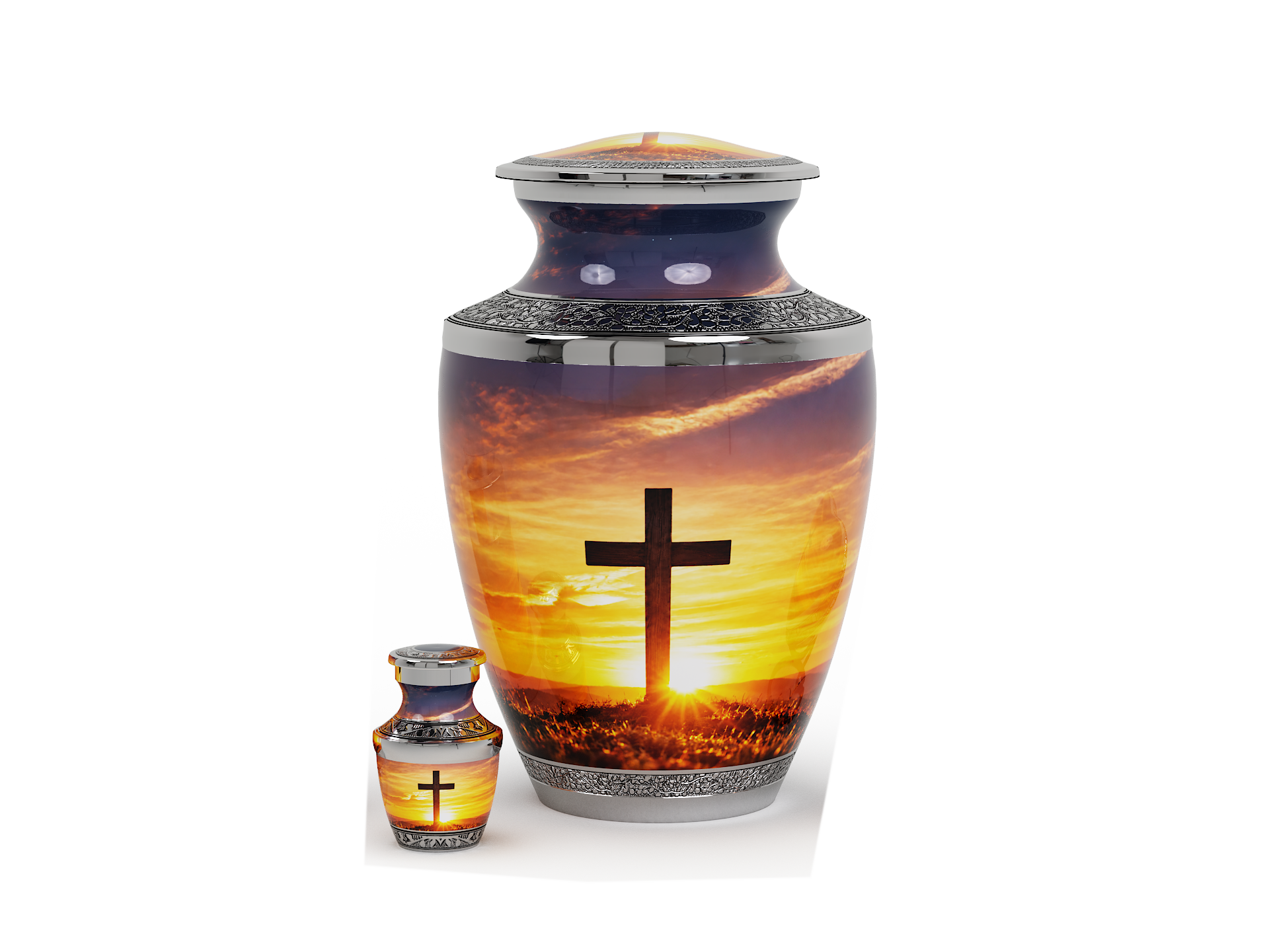 Cross Urn Set - Image 2