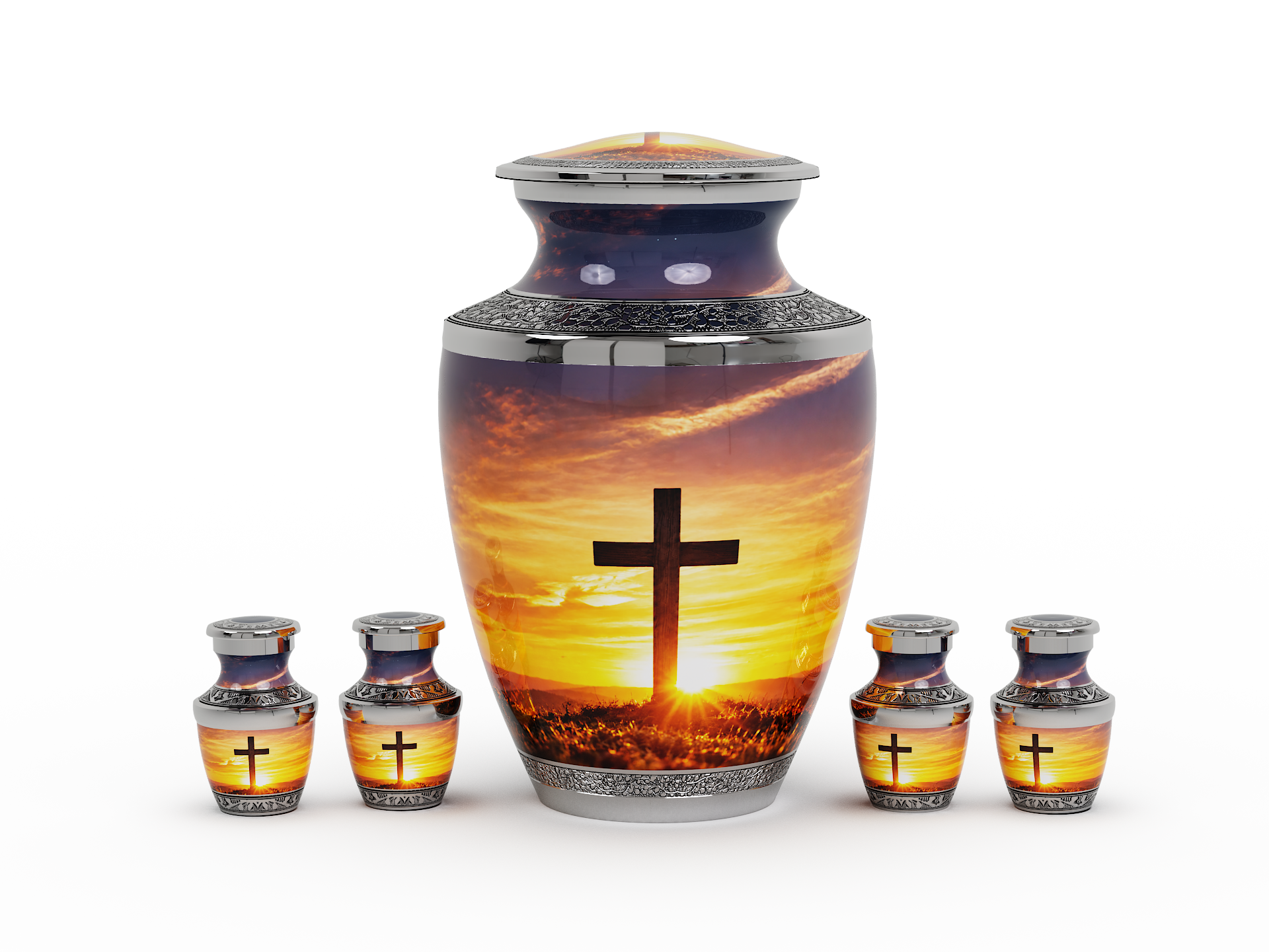 Cross Urn Set - Image 5